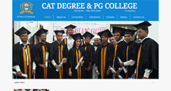 Desktop Screenshot of catcollege.com