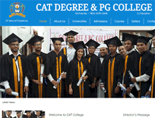 Tablet Screenshot of catcollege.com